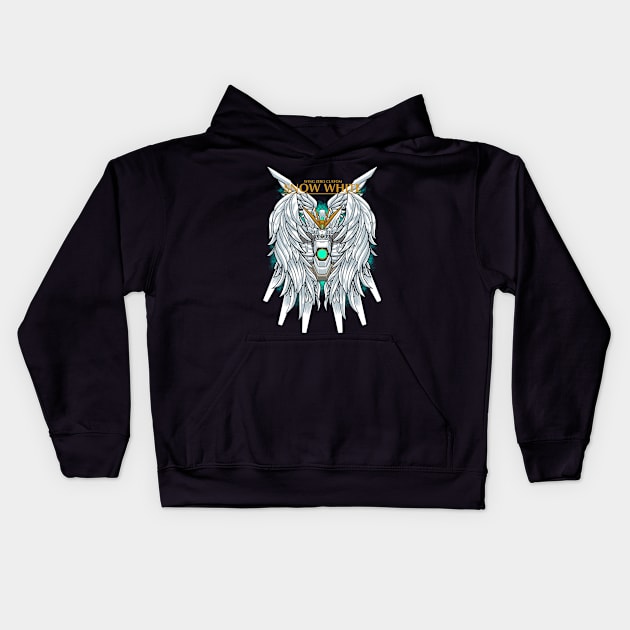 Wing Snow White Kids Hoodie by WahyudiArtwork